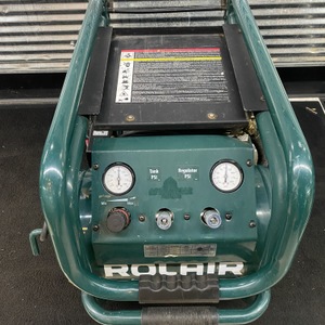 Rolair Air Compressor V25BIG 135psi - 5.3gallon Green Rolling w/ Folding Handle