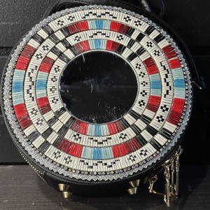  Bag / Satchel Round Beaded Quill