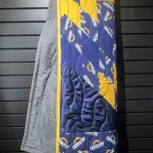  Star Quilt King - Satin - Los Angeles Chargers 
