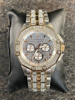 Gray & Rose w/ Crystals Bulova 