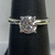 WG 14kt 2.68g Ring 1.25ct Lab Created Solitaire - S6.5 w/ Card