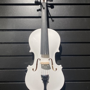 Crafteem Violin White Full Size - In Hard Case 