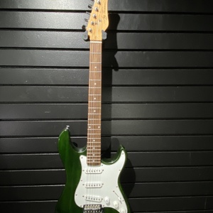 Jay Turser Guitar Electric Green 6-String w/ Case 