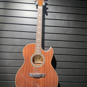 Dean Ex Koa Guitar Acoustic Mahogany Acoustic-Electric 6-String In Soft Case 