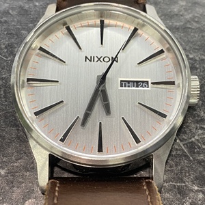 Nixon Quartz Never Be Late The Sentry Gray / Leather