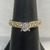  YG 14kt 3.89g Ring 33pt Main w/ Dia Band - S7