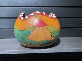  Pottery Painted Gourd - Teepee Village