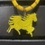 Beadwork Medallion - Horse W/ YEL/GRN/RED
