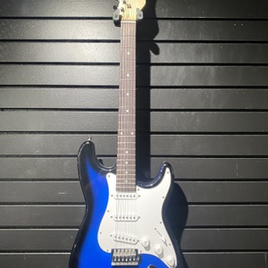 Unbranded Guitar Electric Strat Copy Blue & White 6-String - No Case
