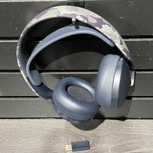 Sony Headphones Gaming Pulse 3D Gray Camo w/ Dongle