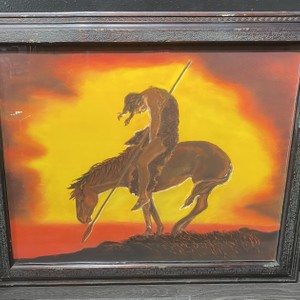  Wall Art Wounded Warrior Painting - 18" h x 22" w 