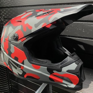 Z1R Rise Helmet Small - Red Camo Off-Road 
