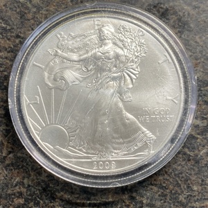  2008 - 1oz Walking Liberty - One Dollar Silver Round 