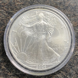  2004 - 1oz Walking Liberty - One Dollar Silver Round 