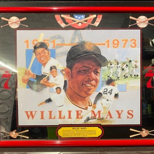Seagrams 7 Willie Mays - 1951 - 1973 Wall Decor