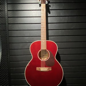 Takamine EG430S-WR Guitar Acoustic Red Electric/Acoustic 6-String w/ Soft Case 