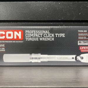 Icon TW38-200 Torque Wrench 3/8" 40-200lbs In Box 