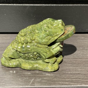 Decor Green Money Frog
