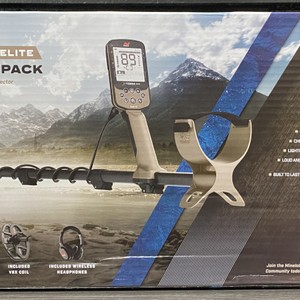 MineLab X-Terra Elite Metal Detector Multi-IQ w/ 12" & 8" Head - Pin Pointer & A