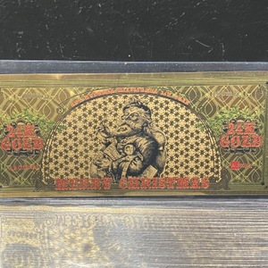 Novelty 1/10 Gram 24K Bill - Merry Christmas 