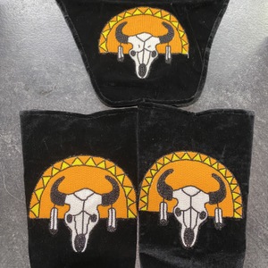  Beadwork Buffalo Dance Outfit (Condition) 