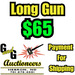 G & G Long Gun Auction Shipping Charge 