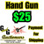 G & G Hand Gun Auction Shipping Charge 