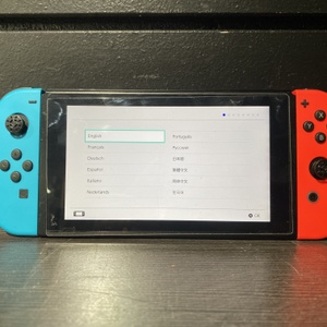 Nintendo HAC-001 Switch Classic w/ Dock & Cords (No Thumbstick Grip) 