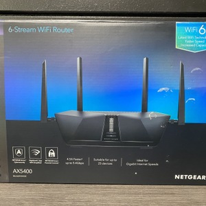 Netgear AX5400 Router WiFi 6 - Gaming in Box 