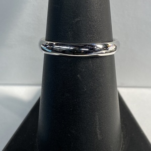  Silver 925 2.41g Ring Plain Band - 3mm - S7