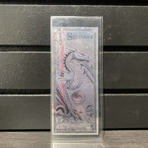 Bullion 1/1000th Pure Silver - 2022 Silver Dragon Silverback Note 
