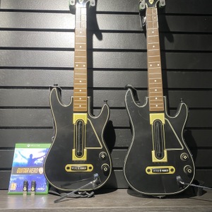 Guitar Hero Live Game Accessory Two Guitars w/ Games 