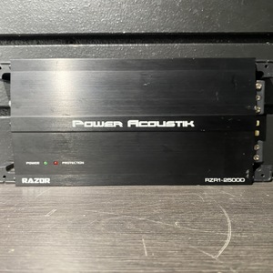 Power Acoustik RZR1-2500d Car Audio Amp 2500W - MONO Channel 