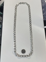 Silver 925 12.41g Chain 22" Mariner Link