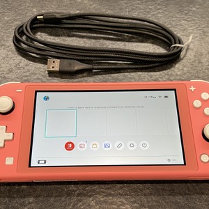 Nintendo HDH-001 Switch Lite Coral w/ char