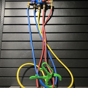 Mastercool 89660-Pro5 Specialty Manifold Gauge Set In Case 