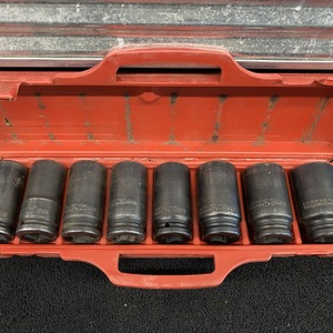  Socket Set 8Pc 1/2" - Metric In Red Case 