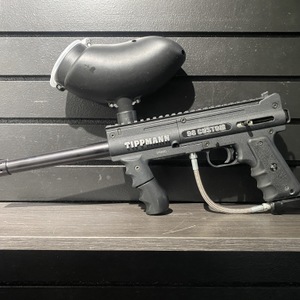 Tippmann 98 Custom Paintball Marker Black w/ Hopper 