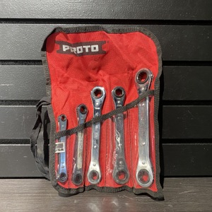 Proto Wrench Set 5Pc Ratcheting Box-end (7mm to 17mm) 