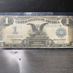  Paper Money 1899 Black Eagle Silver Certificate - $1 