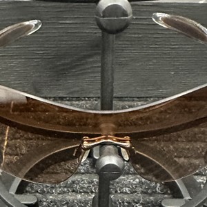 Oakley Compulsive Squared Sunglasses Clear with Brown Shield Lens - White Case